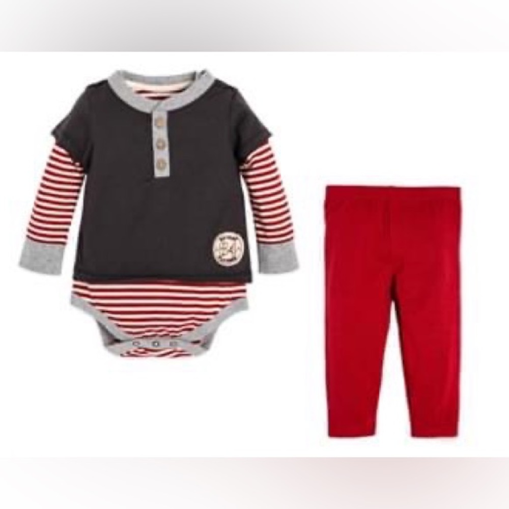 NWT - Burt’s Bees Baby three piece outfit